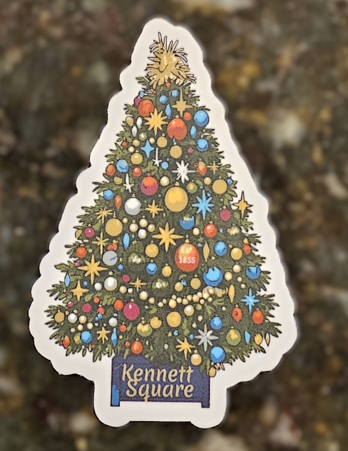 Christmas Tree Sticker