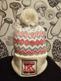 Pink Letterman Beanie