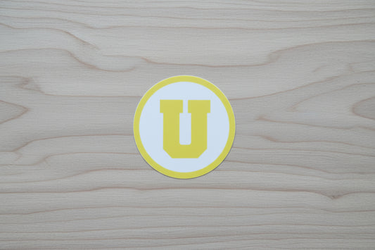 Unionville U Sticker