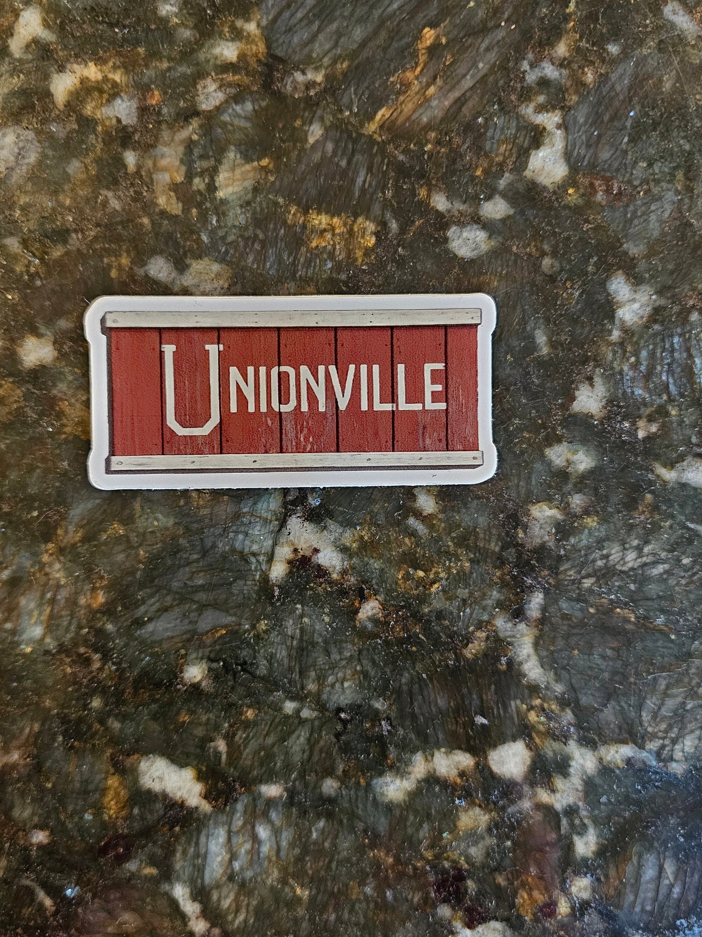 Unionville Sign Sticker